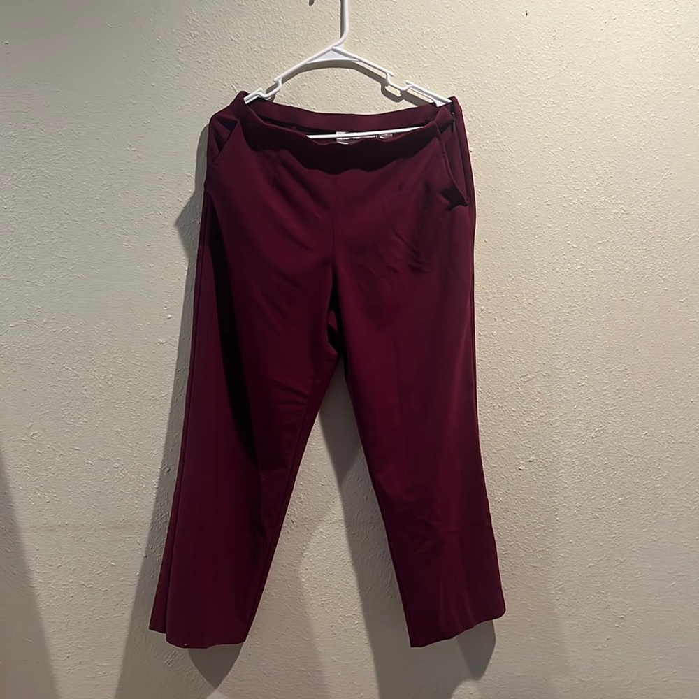 Women’s red trousers